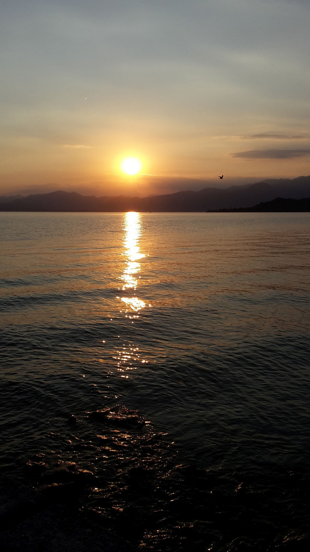 Abendstimmung am Gardasee