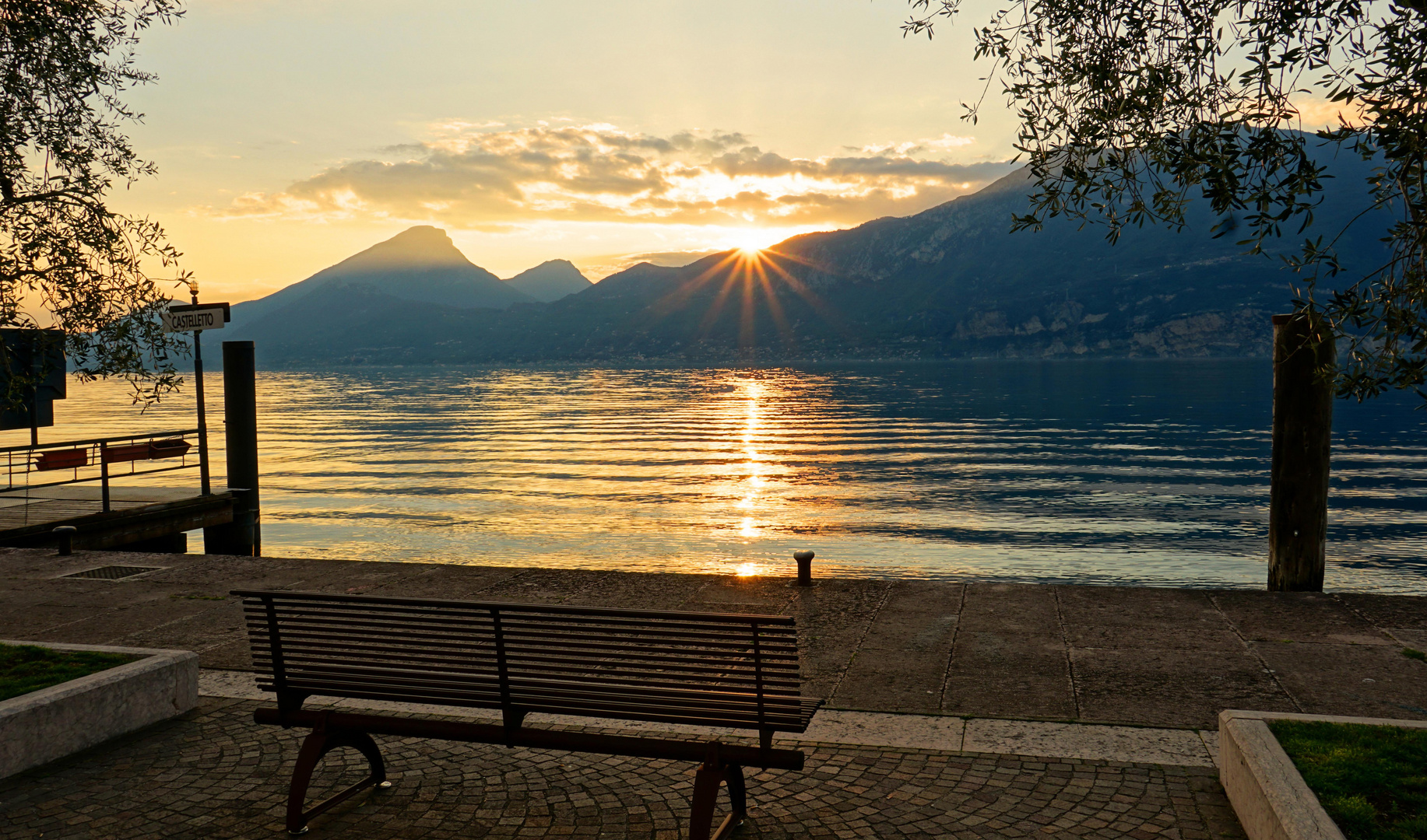 Abendstimmung am Gardasee