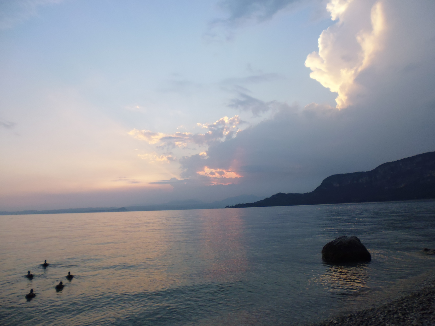 Abendstimmung am Gardasee