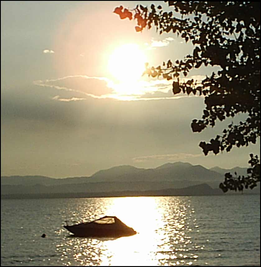 Abendstimmung am Gardasee