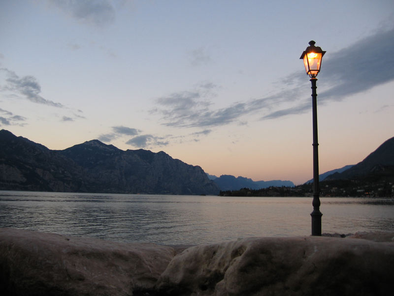 Abendstimmung am Gardasee......