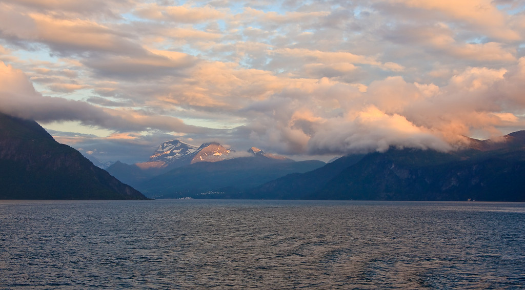 Abendstimmung am Geiranger Fjord