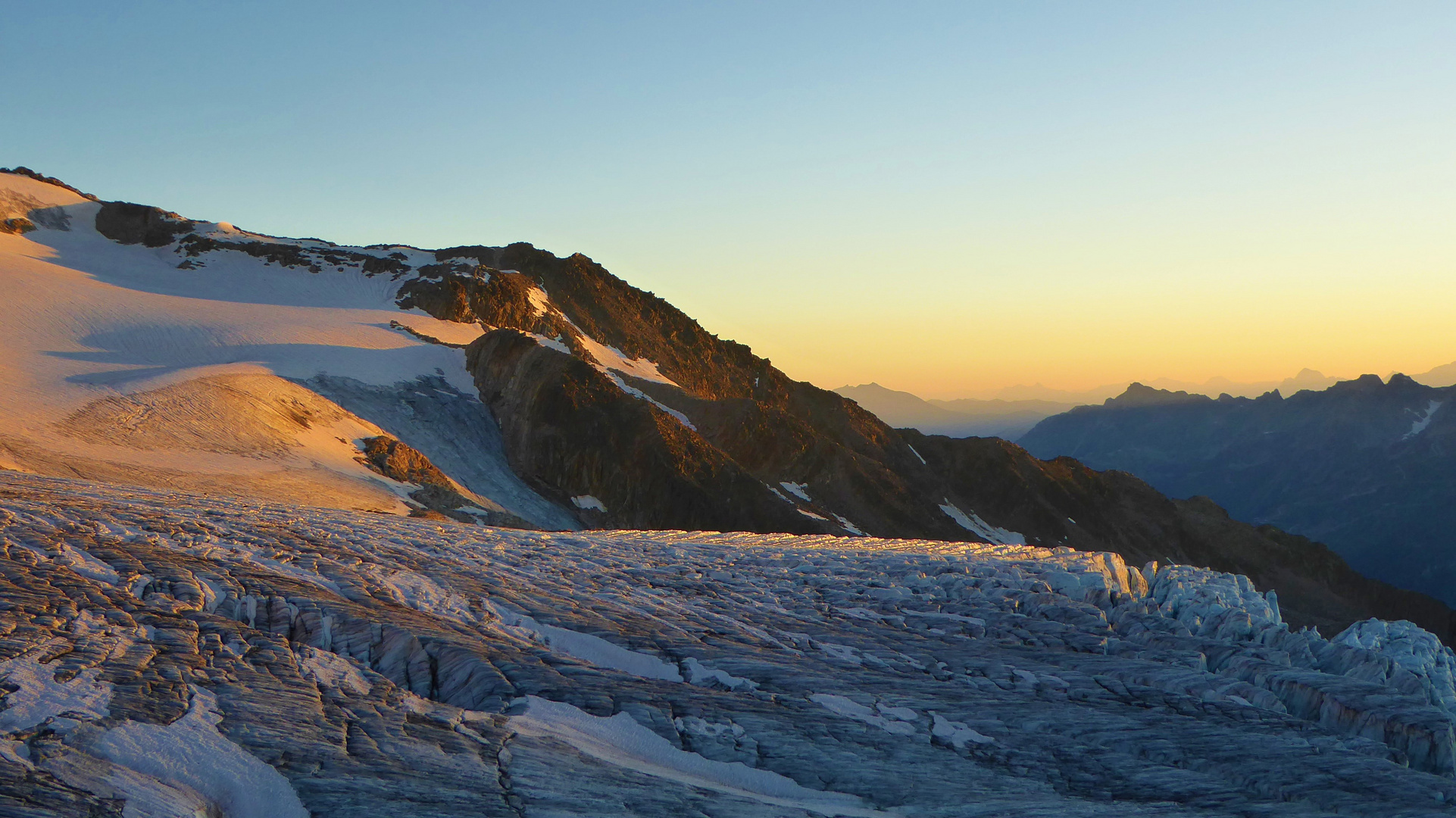 Abendstimmung am Gletscher