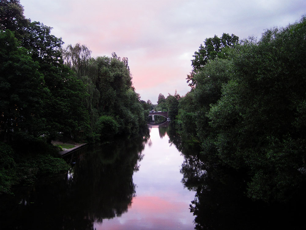 Abendstimmung am Goldbekkanal