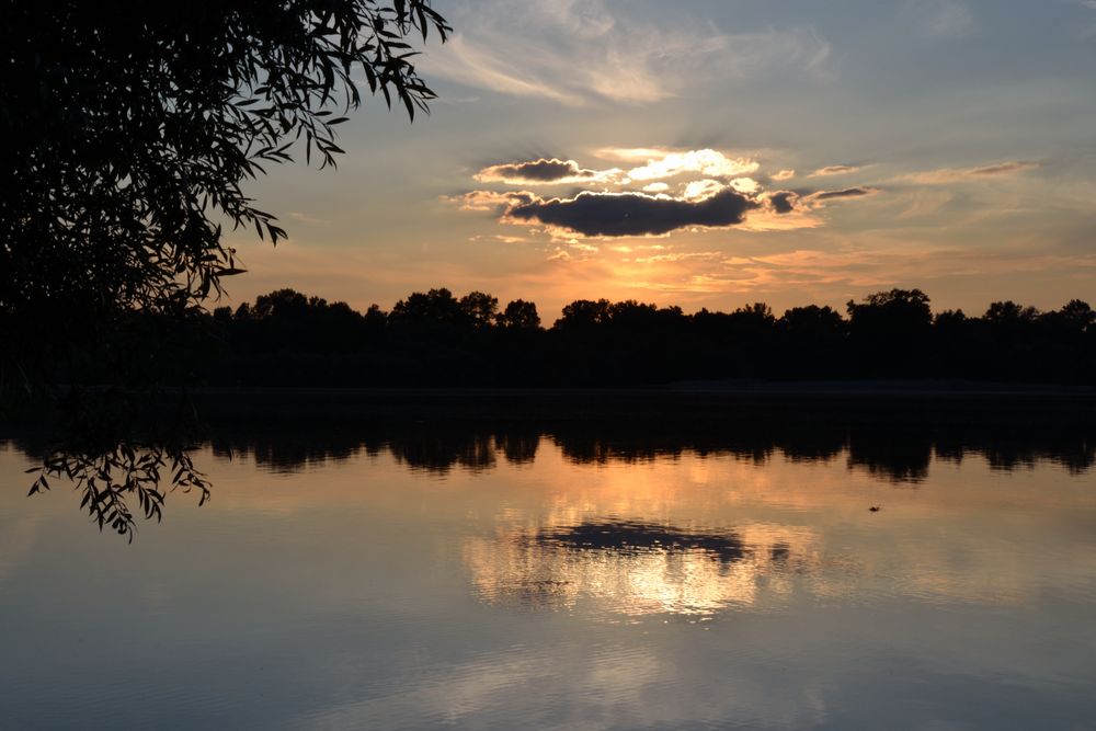 Abendstimmung am Goldkanal