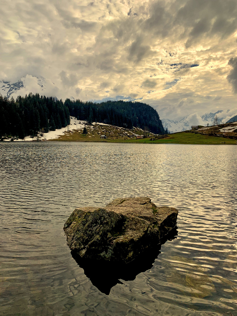 Abendstimmung am Golzernsee