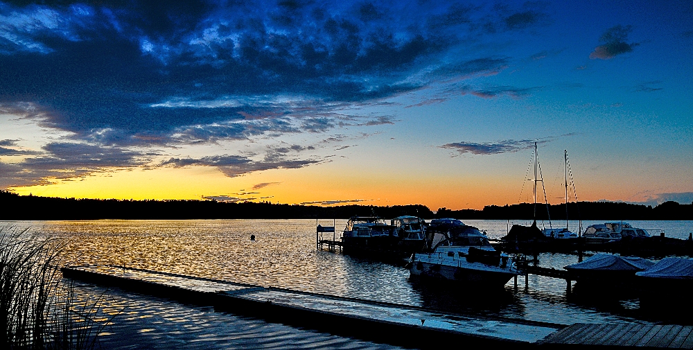 Abendstimmung am Grienericksee bei Rheinsberg