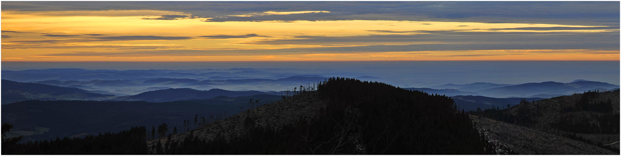 Abendstimmung am Großen Arber