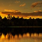 Abendstimmung am Großen Bullensee 