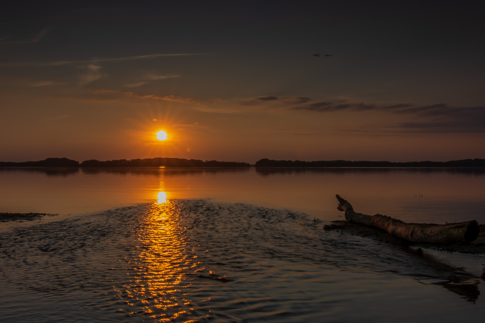 Abendstimmung am Großen Plöner See