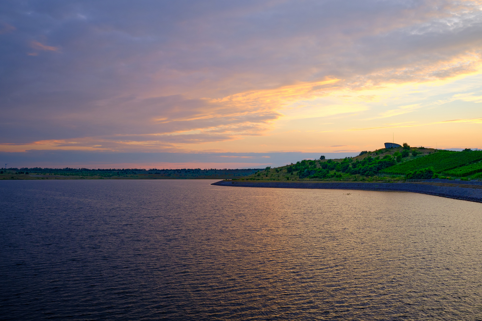 Abendstimmung am Großräschener See