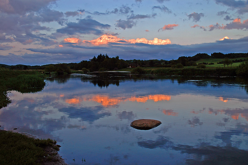 Abendstimmung am Gudenaaen