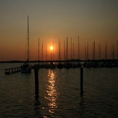 Abendstimmung am Hafen