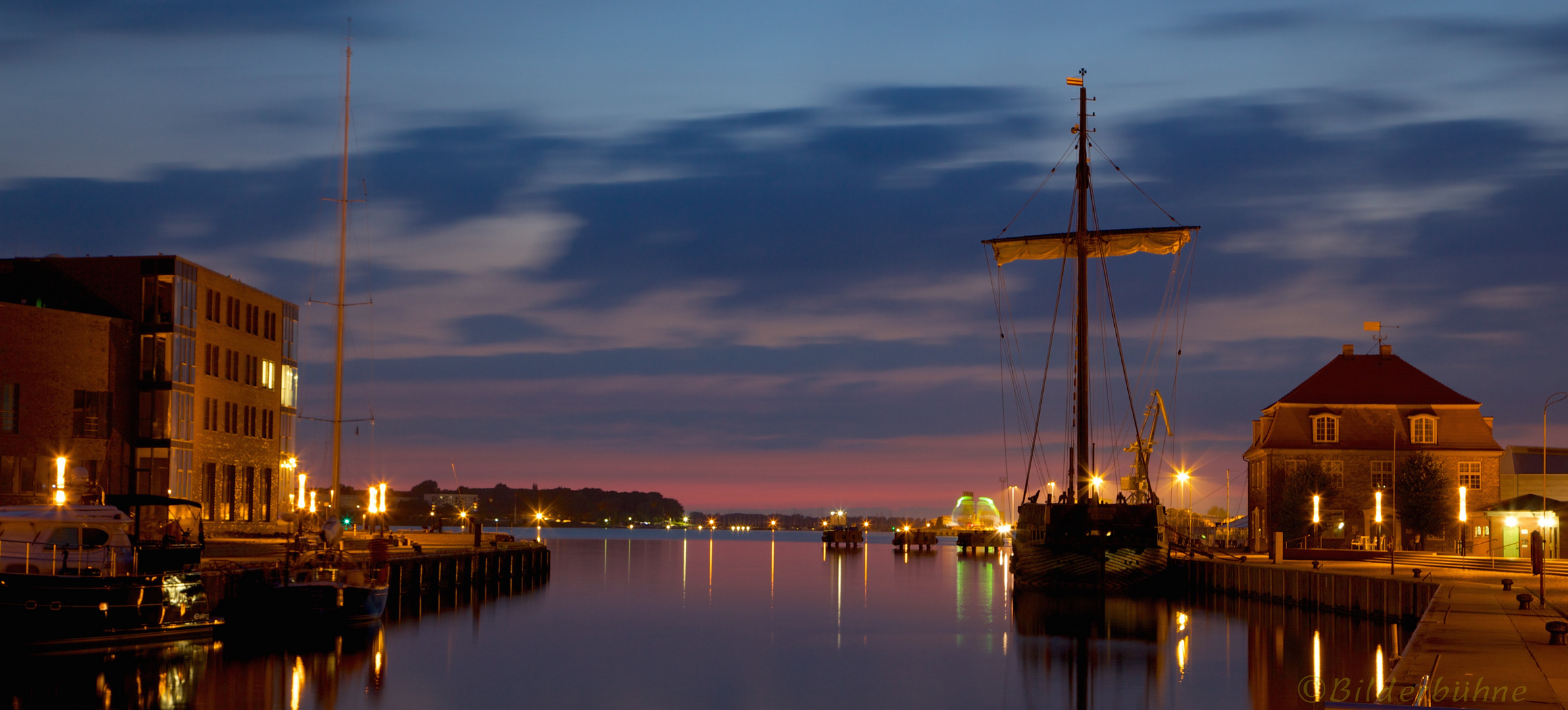 Abendstimmung am Hafen