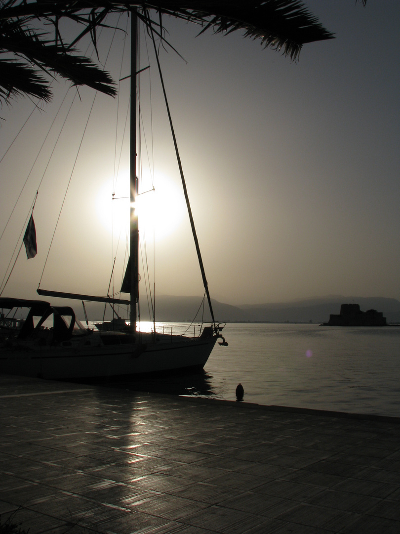 Abendstimmung am Hafen