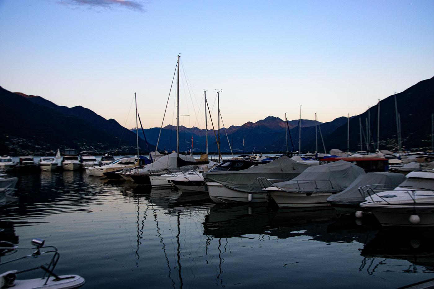 Abendstimmung am Hafen