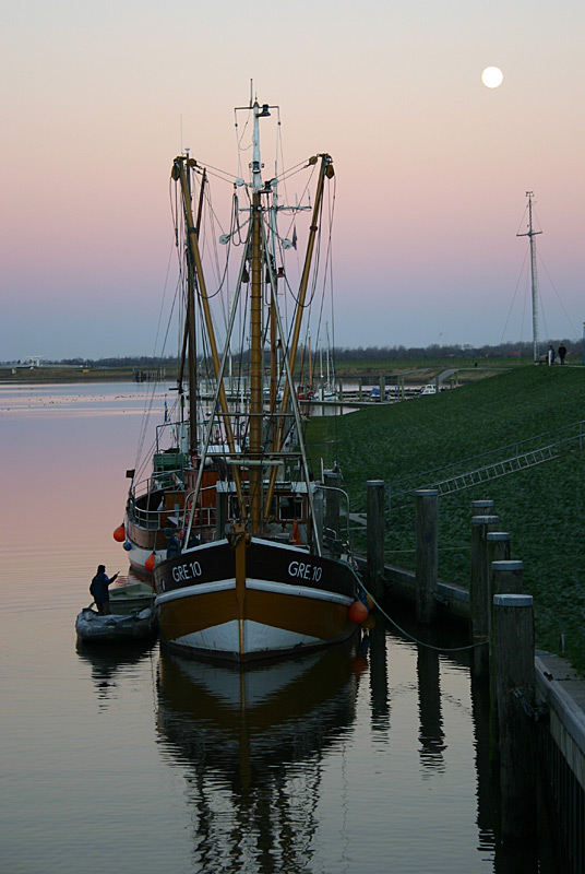 Abendstimmung am Hafen