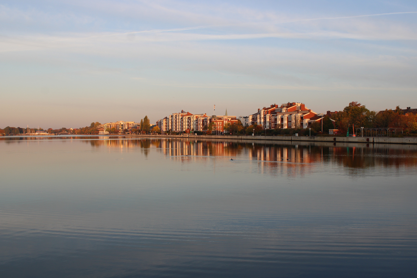 Abendstimmung am Hafen