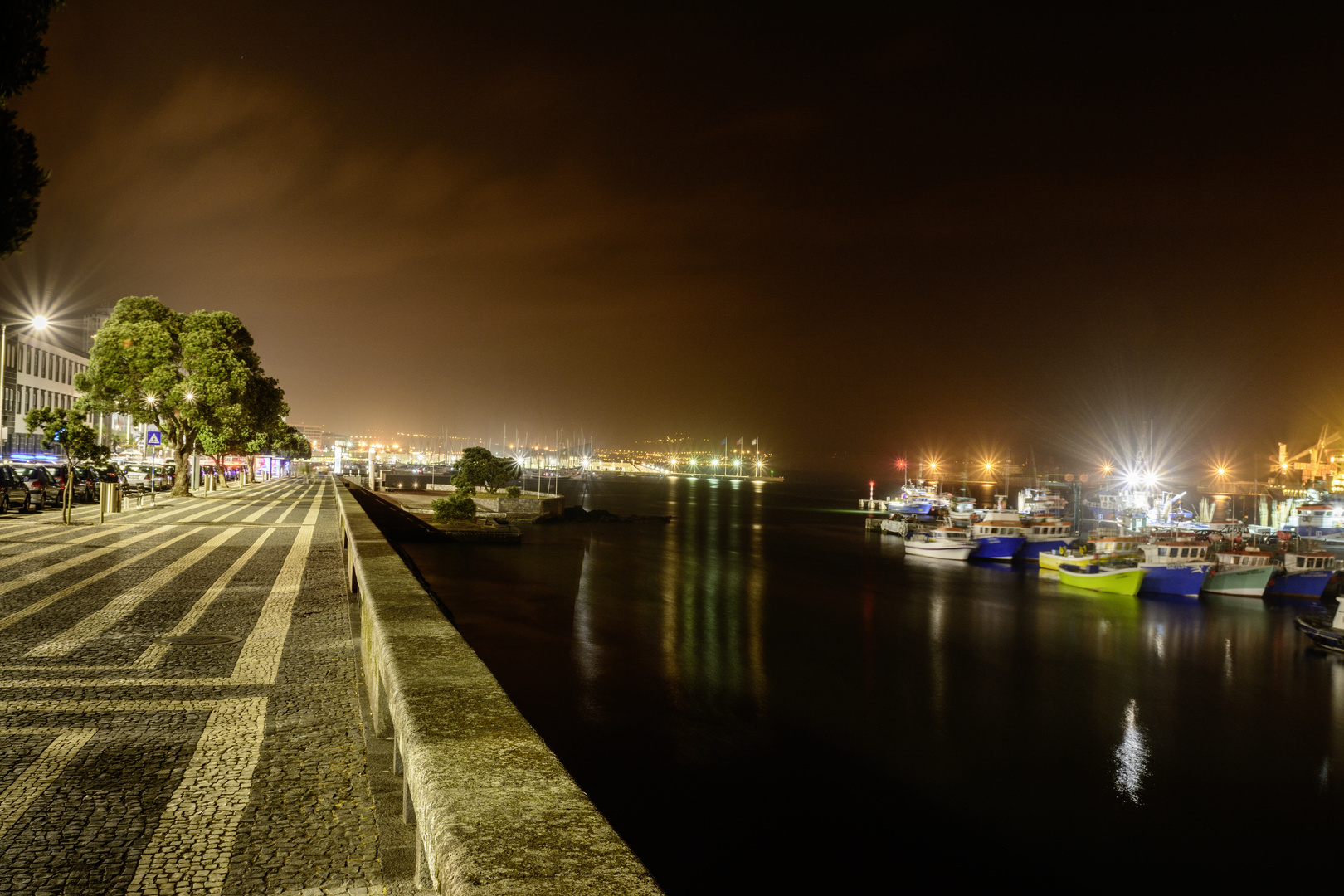 Abendstimmung am Hafen