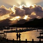 Abendstimmung am Hafen