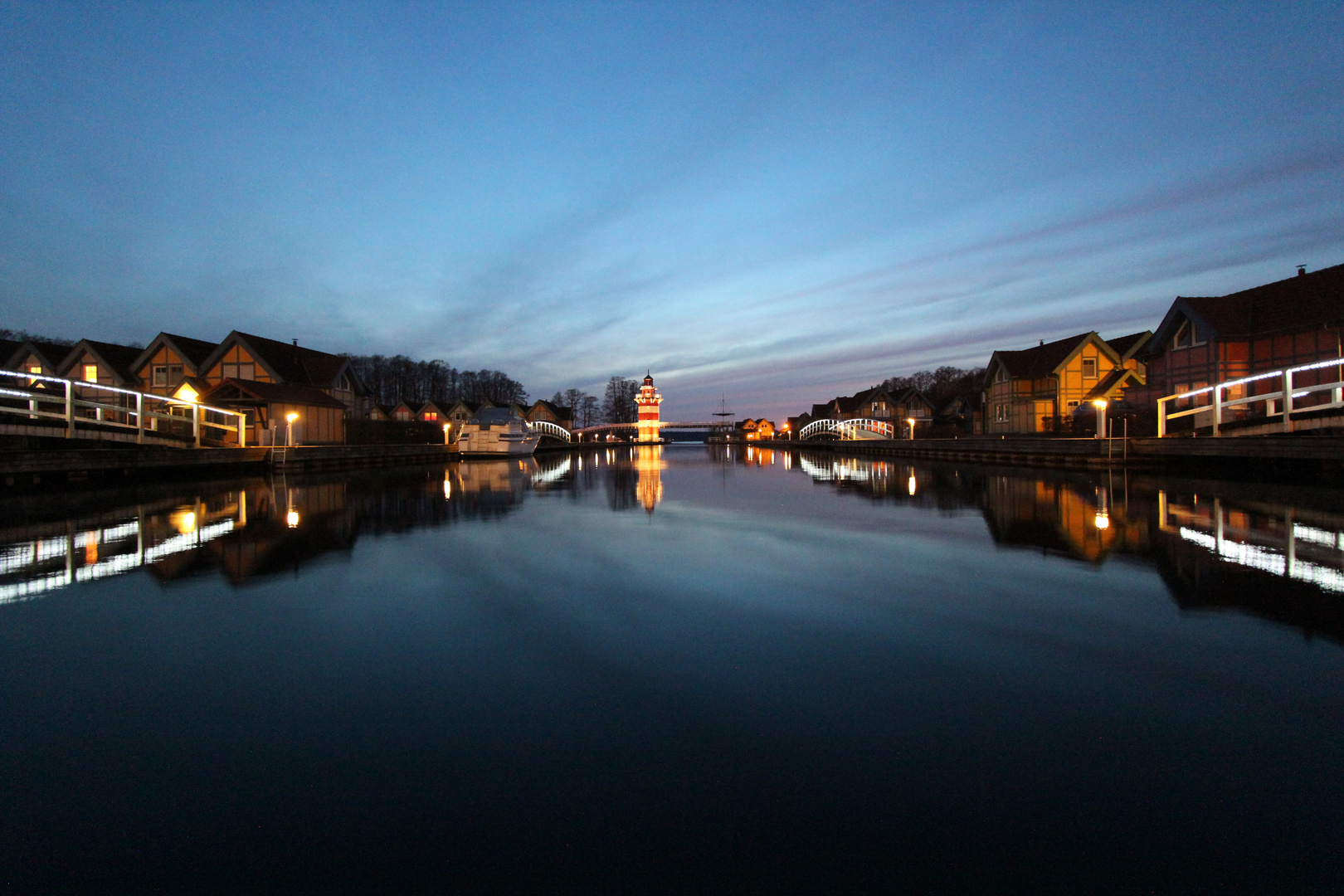 Abendstimmung am Hafen