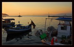 Abendstimmung am Hafen von Limenas