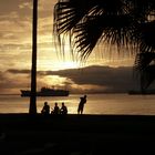 Abendstimmung am Hafen von Suva