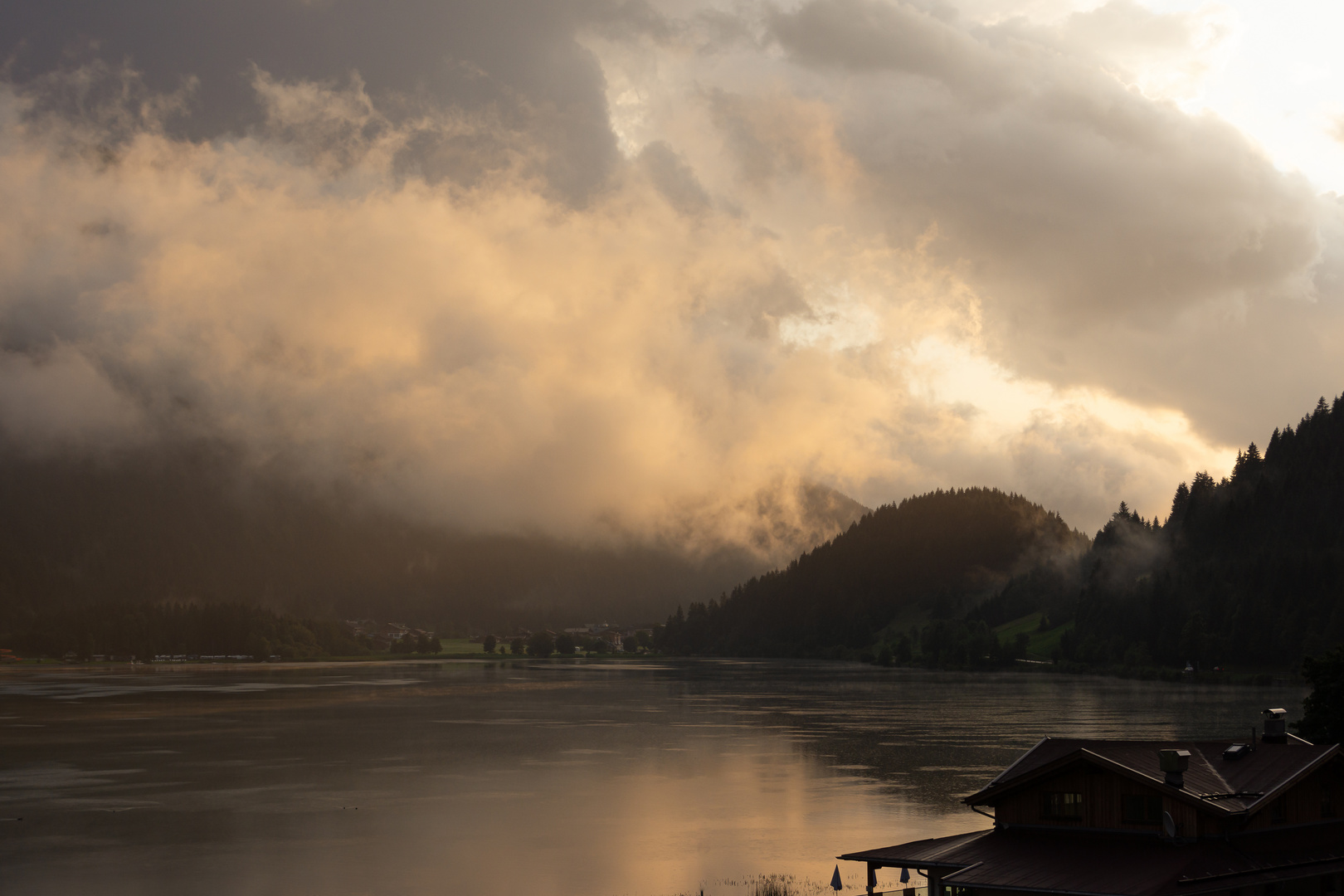 Abendstimmung am Haldensee/Tirol