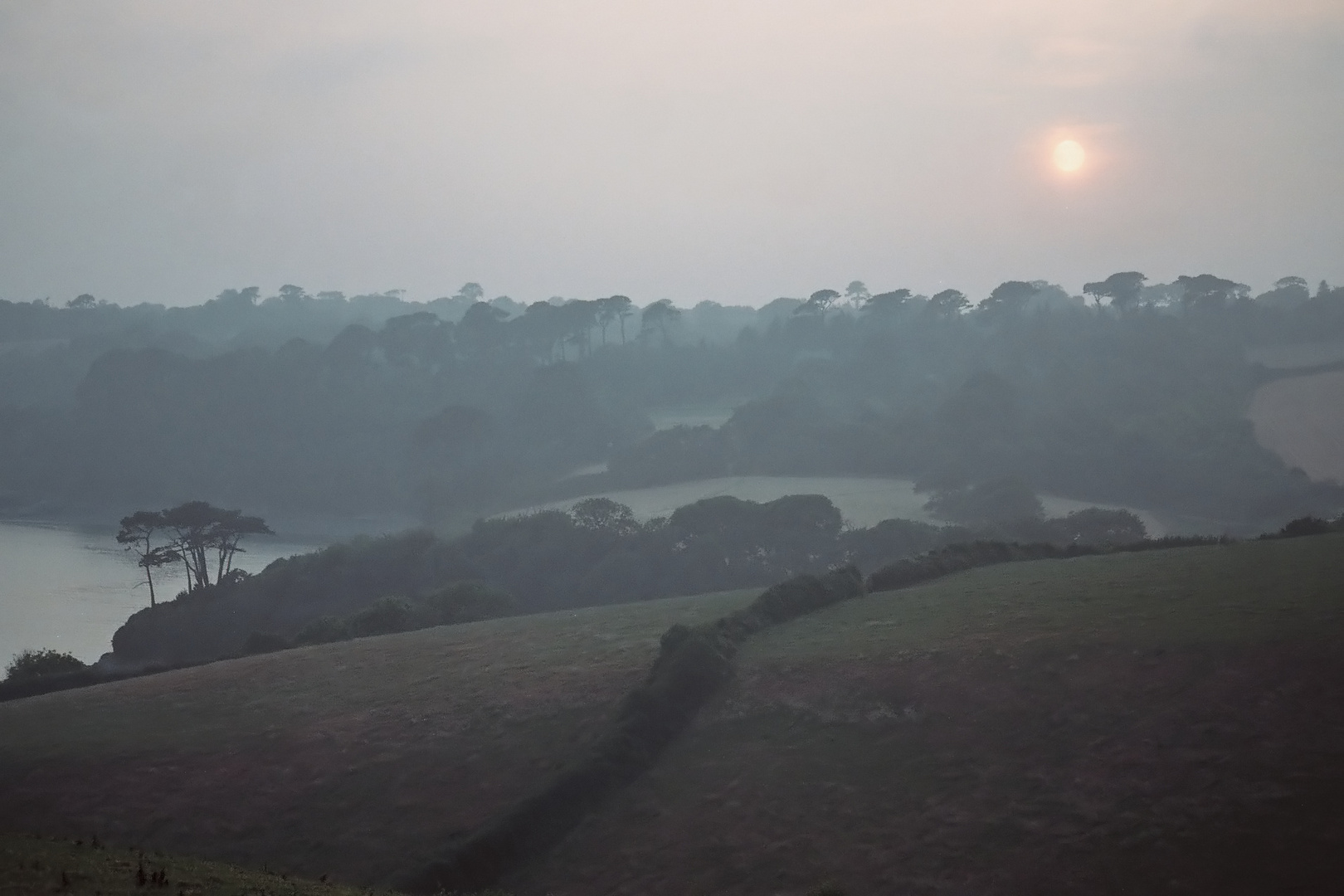 [Abendstimmung am Helford River]