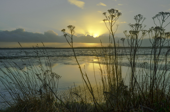 Abendstimmung am Henne-Strand (See Filso)