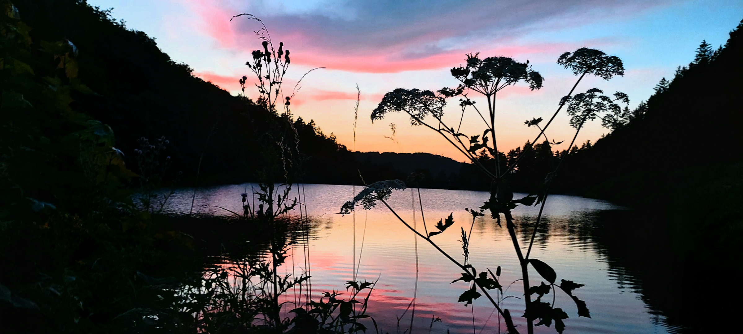 Abendstimmung am Herzberger Teich in Goslar 