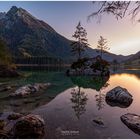 Abendstimmung am Hintersee im Herbst