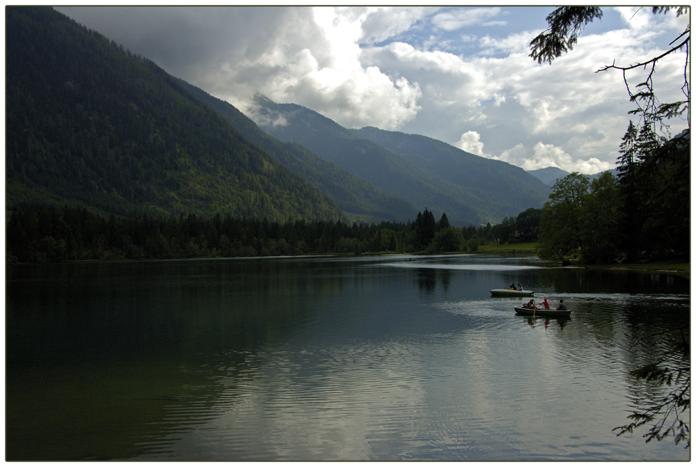 Abendstimmung am Hintersee/Ramsau