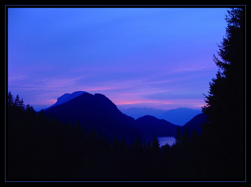 Abendstimmung am Hintersteiner See