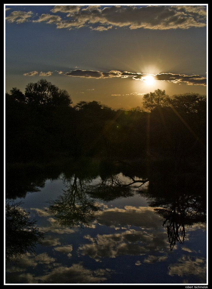 abendstimmung am hippo-hide