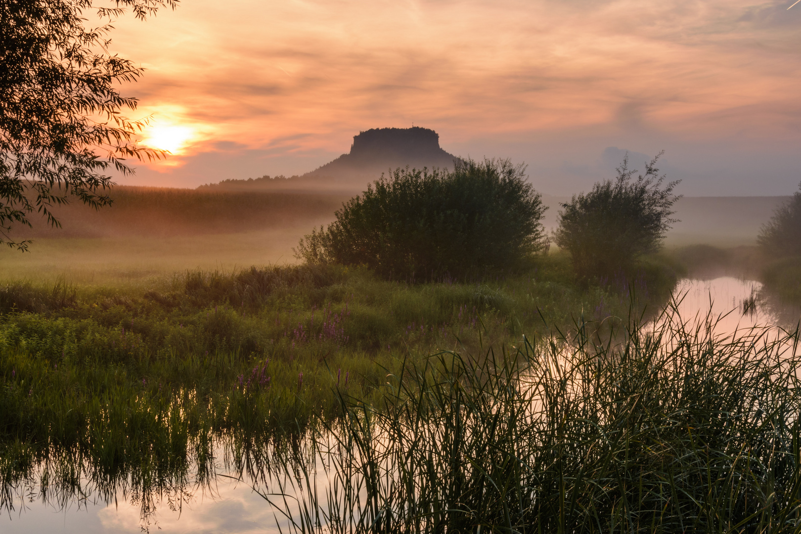 Abendstimmung am Hörnelteich