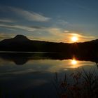 Abendstimmung am Hörzendorfer See(Kärnten)