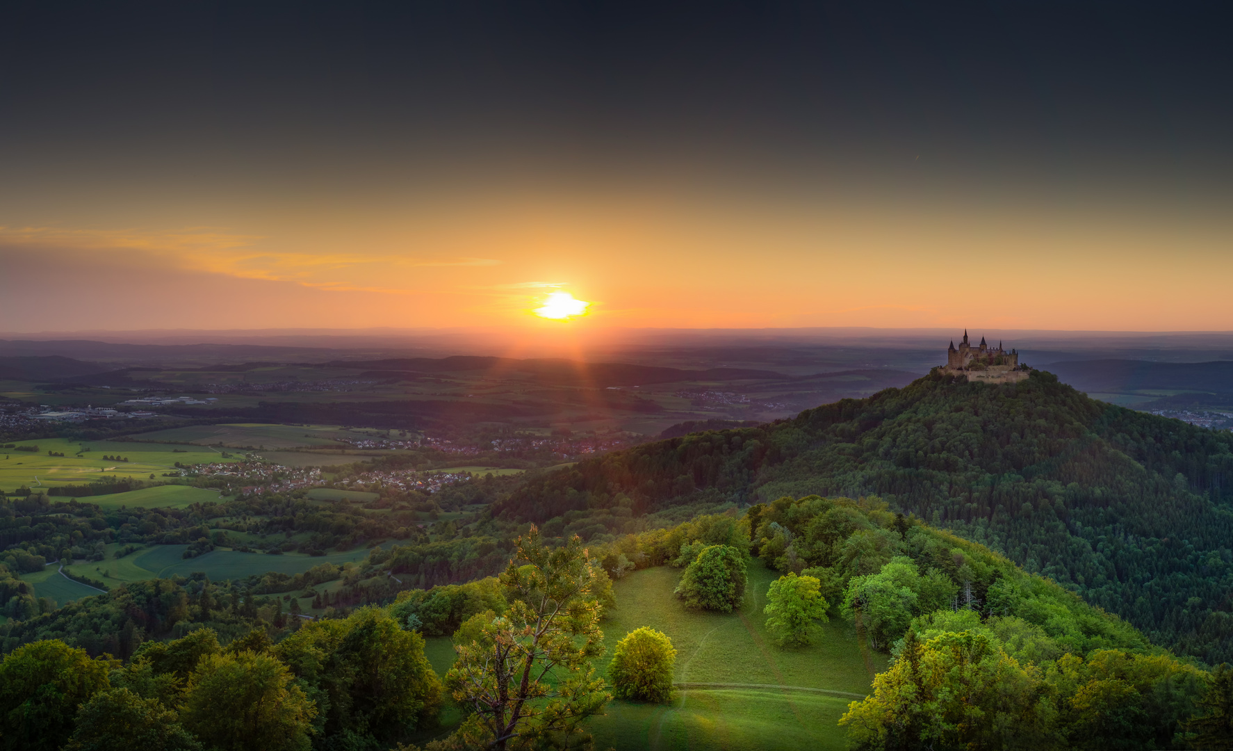 Abendstimmung am Hohenzollern