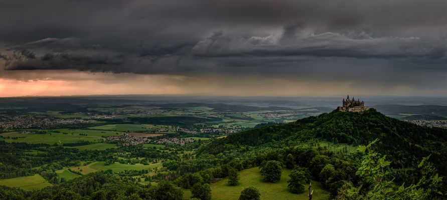Abendstimmung am Hohenzollern 