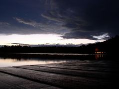 Abendstimmung am Holzöstersee