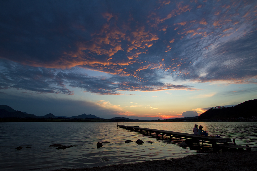 Abendstimmung am Hopfensee