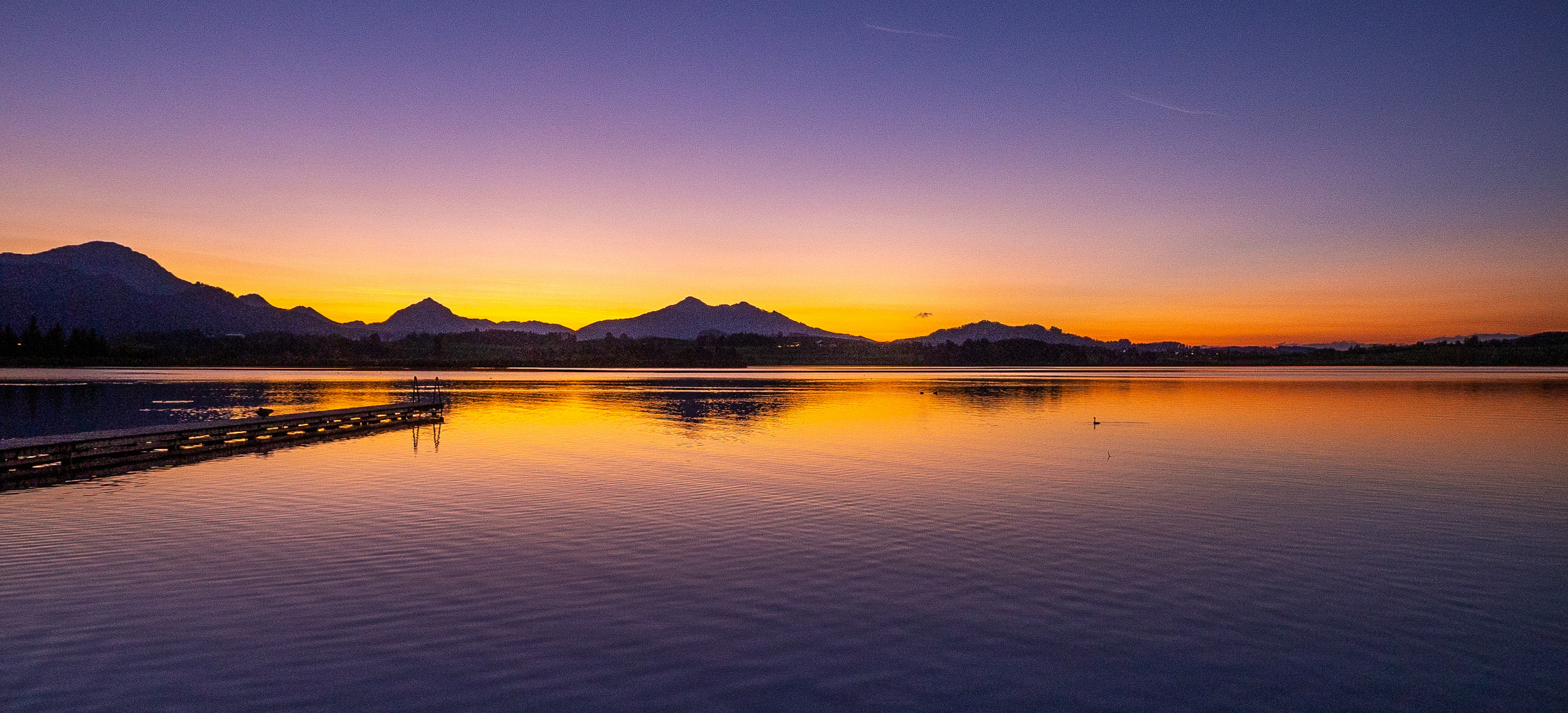 Abendstimmung am Hopfensee