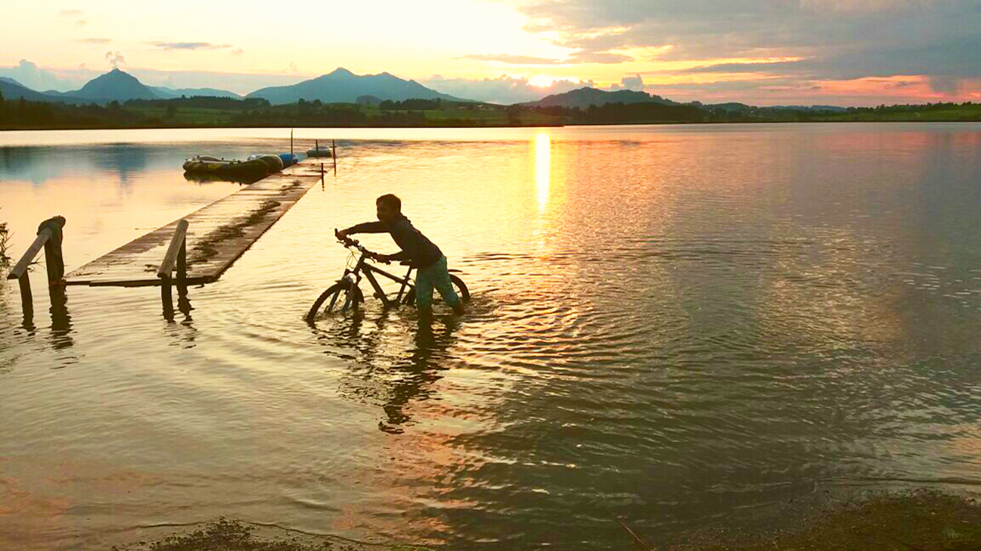 Abendstimmung am Hopfensee