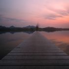 Abendstimmung am Hopfensee (Allgäu)