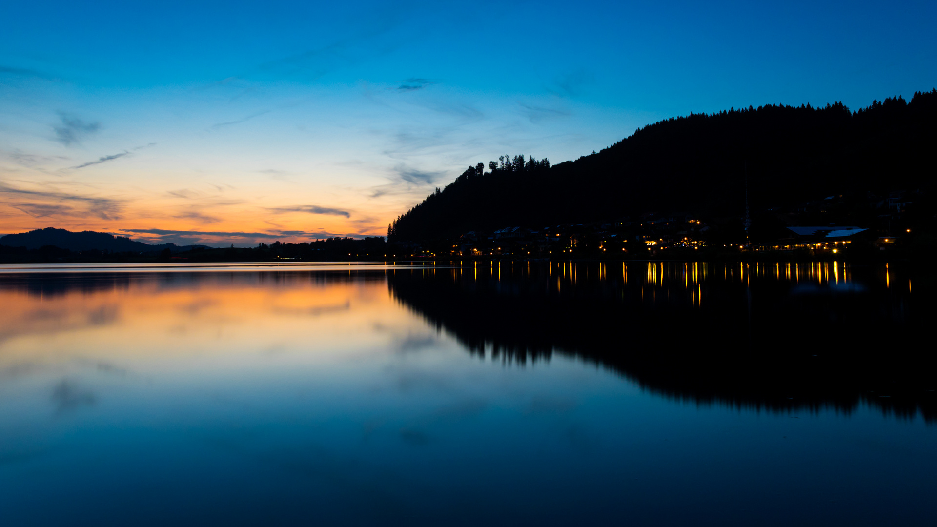 Abendstimmung am Hopfensee