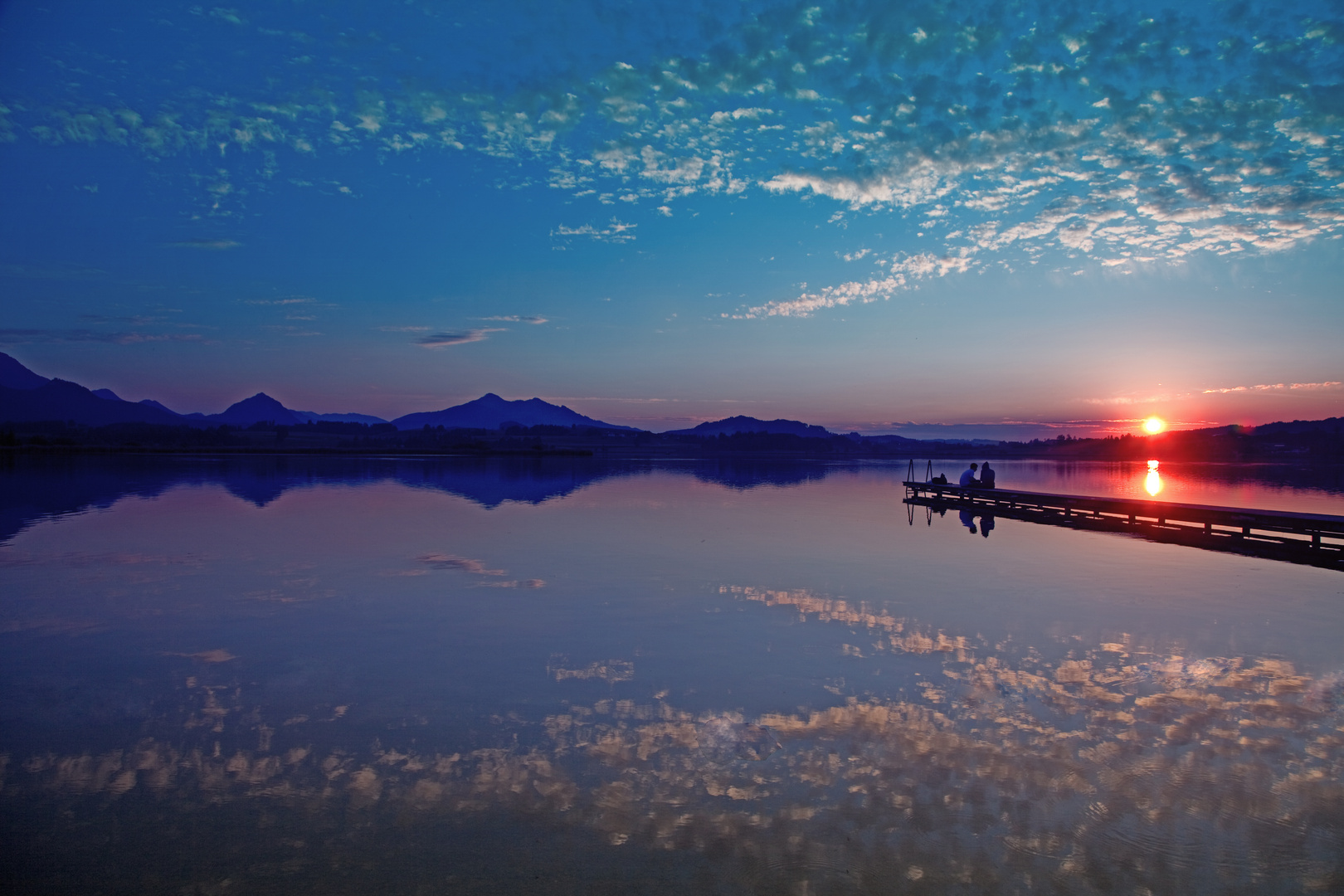 Abendstimmung am Hopfensee