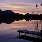 Abendstimmung am Hopfensee im Ostallgäu