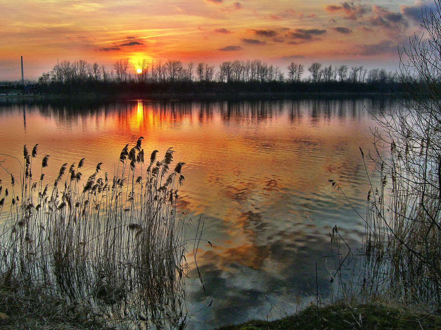 Abendstimmung am Hufeisensee