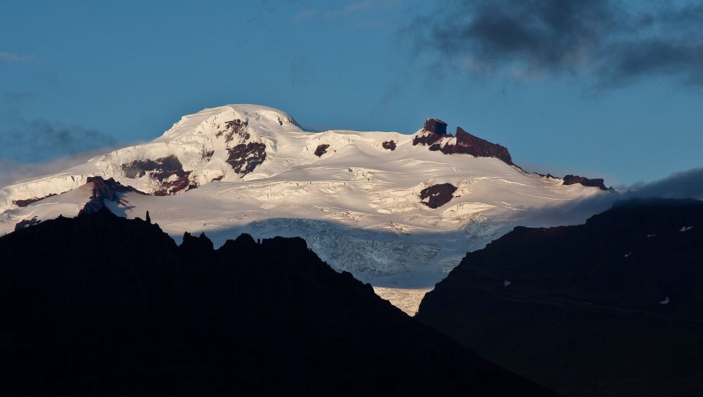 Abendstimmung am Hvannadalshunkur 2120müM Iceland