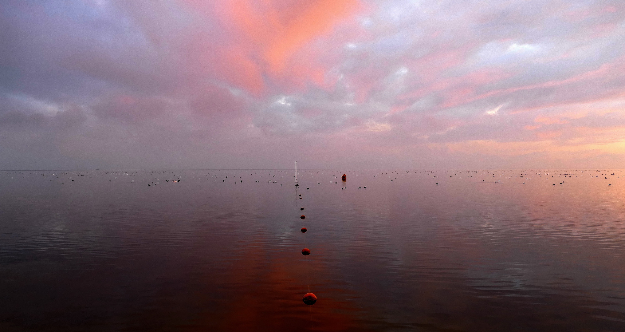 Abendstimmung am Ijsselmeer 